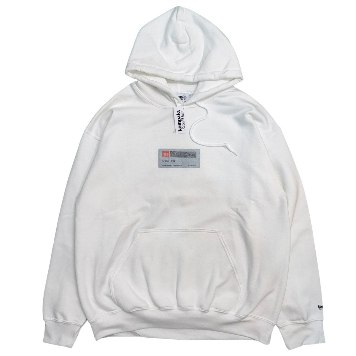 KOMPAKT RECORD BAR KRB 4533 Hoodie／ワンポイントパーカー 古着・中古-1枚目のアイテム画像