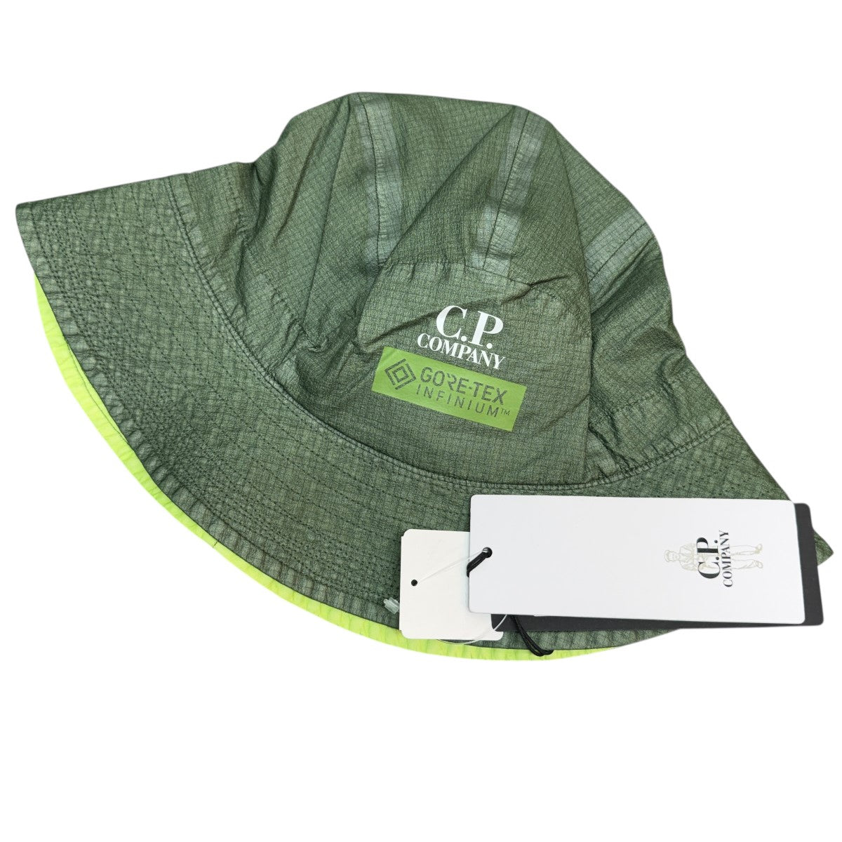 C．P COMPANY 24AW/Gore-G Type Logo Bucket Hat／ゴアテックスハット17CMAC217A 古着・中古-2枚目のアイテム画像