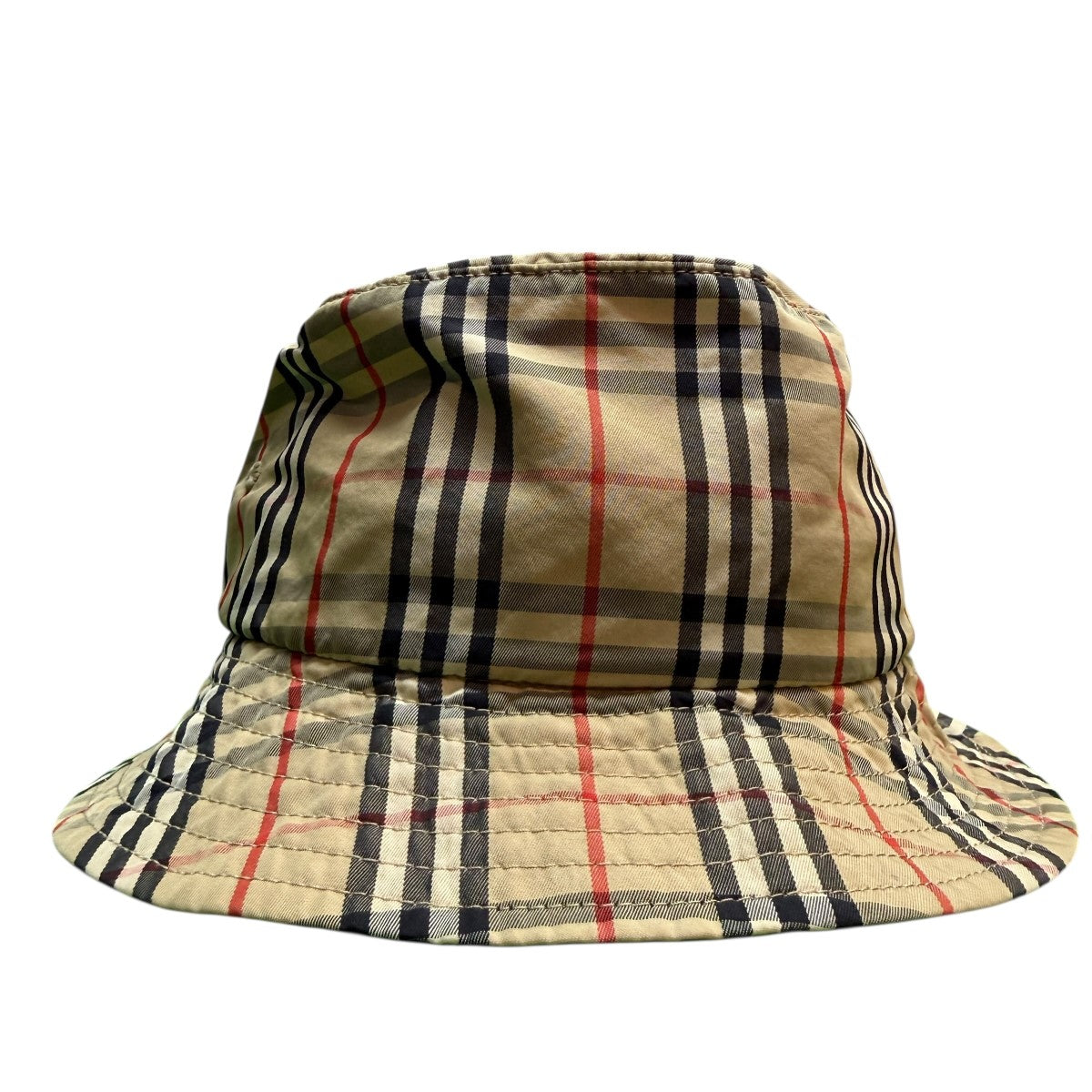 Supreme×BURBERRY 22SS/Crusherチェック／バーバリークラッシャーハット 古着・中古-2枚目のアイテム画像