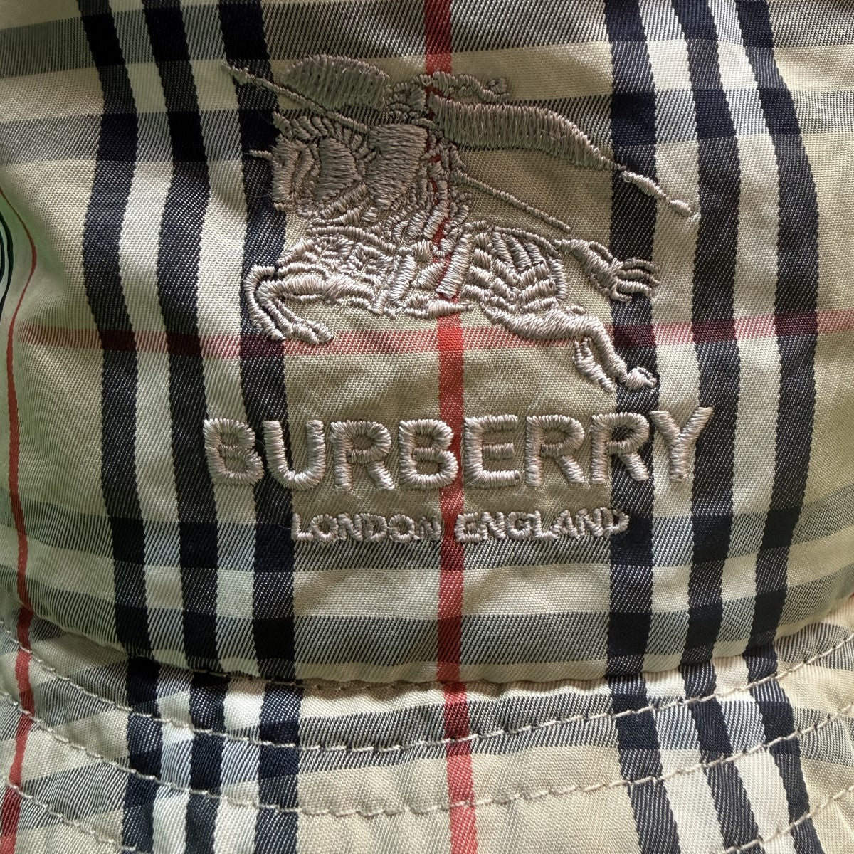 Supreme×BURBERRY 22SS/Crusherチェック／バーバリークラッシャーハット 古着・中古-3枚目のアイテム画像