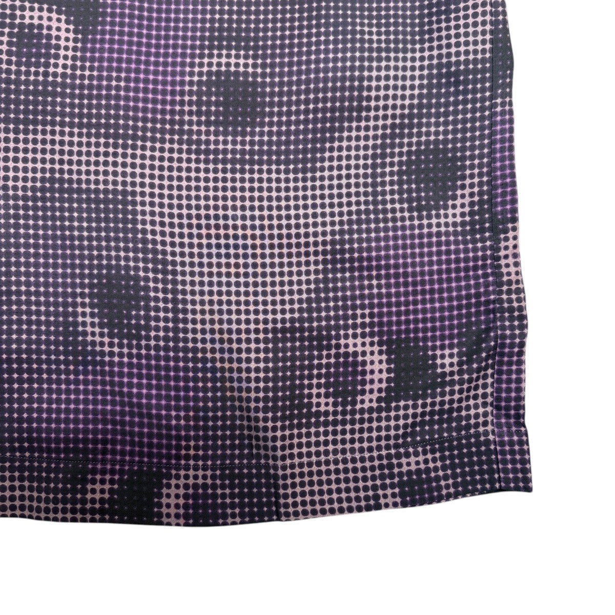DRIES VAN NOTEN 24AW／SHORT SLEEVE SHIRT／バイカラーレーヨン半袖シャツ 並行輸入品242-020718 古着・中古-4枚目のアイテム画像