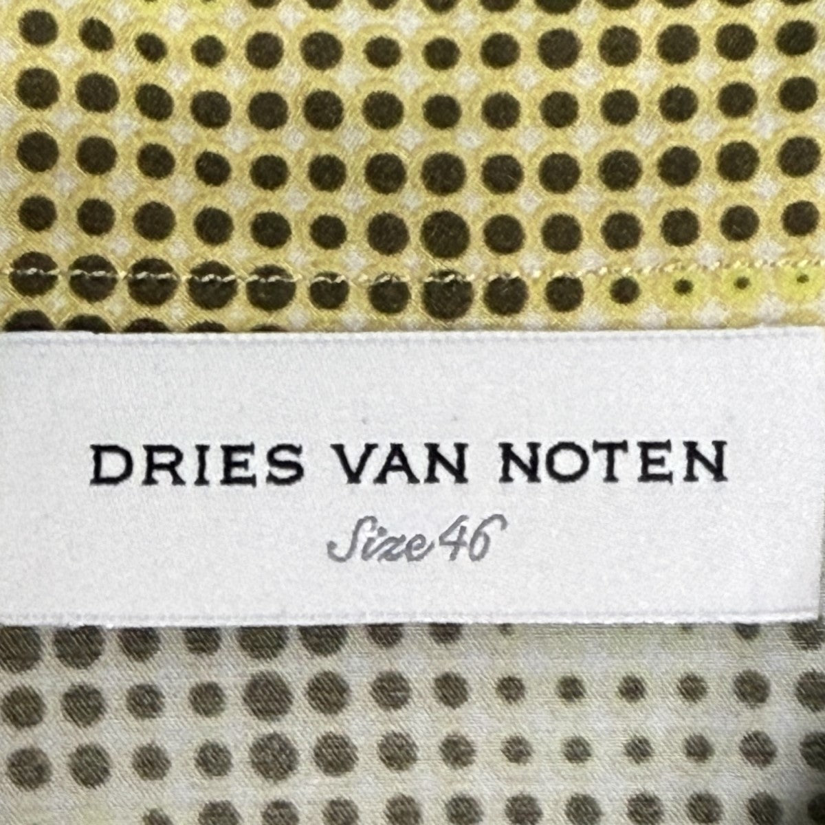 DRIES VAN NOTEN 24AW／SHORT SLEEVE SHIRT／バイカラーレーヨン半袖シャツ 並行輸入品242-020718 古着・中古-5枚目のアイテム画像