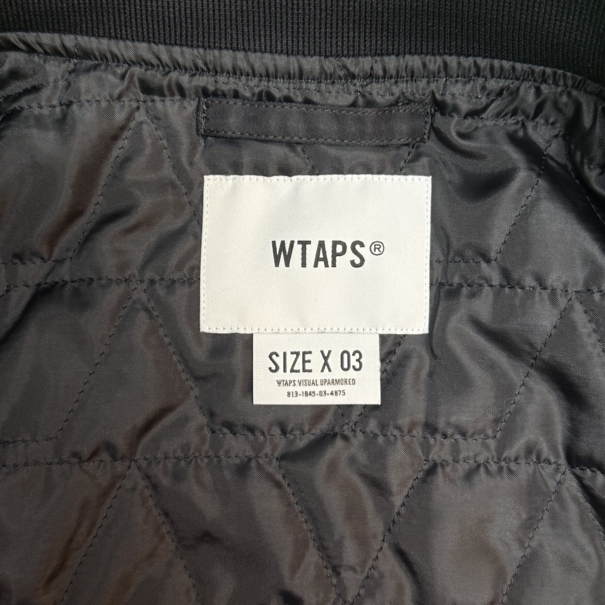 WTAPS 26SS/TEAM JACKET ／ NYLON． TWILL／チームジャケット/261-TQDT-JKM01 古着・中古-8枚目のアイテム画像