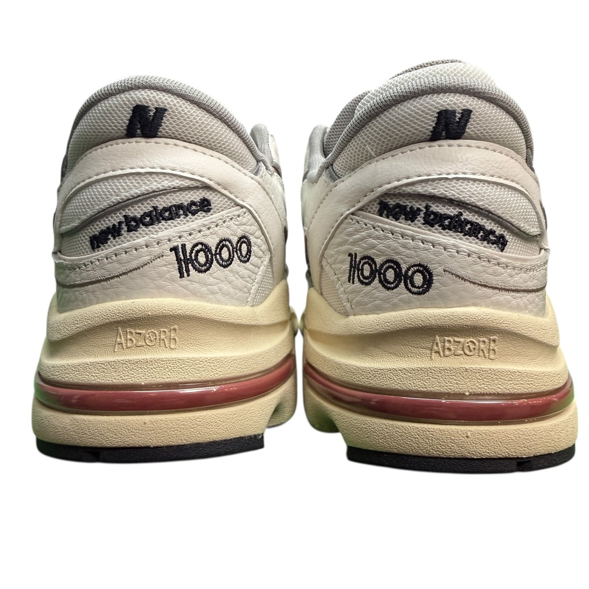 NEW BALANCE M1000 シー ソルトOff White／Gradient Red／日本未発売 M1000 スニーカー/M1000CB 古着・中古-4枚目のアイテム画像