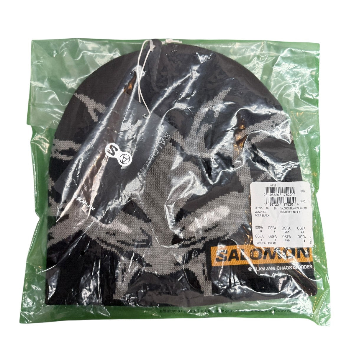 SALOMON×SLAM JAM 25AW/SALOMON BEANIE SLAM JAM／抽選販売 コラボビーニーニットキャップ希少モデル 古着・中古-2枚目のアイテム画像
