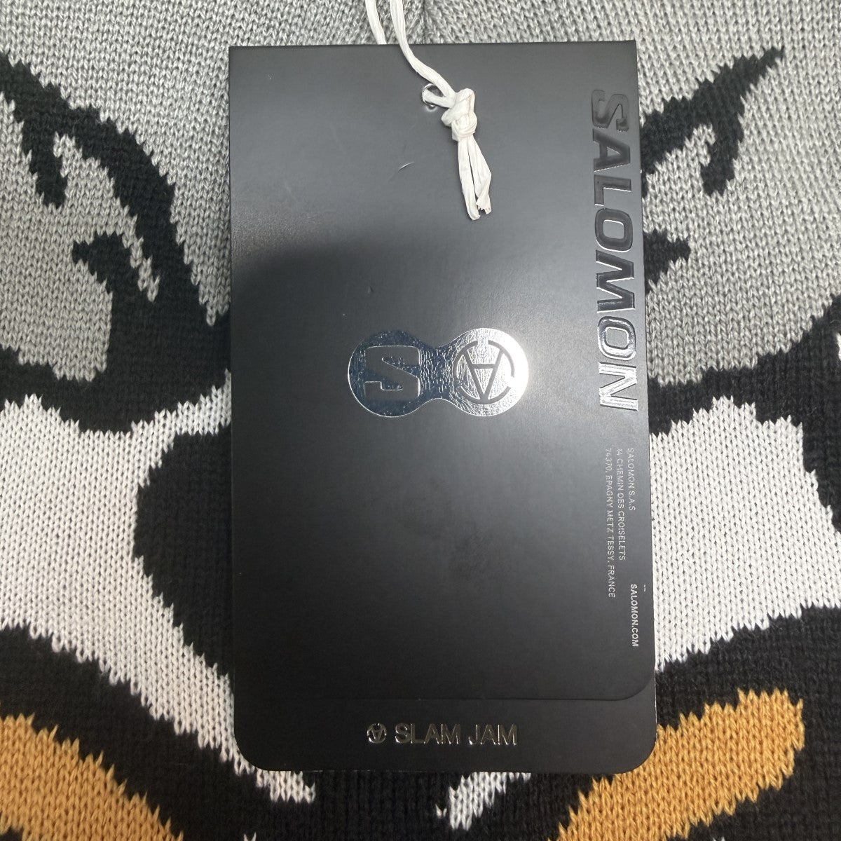 SALOMON×SLAM JAM 25AW/SALOMON BEANIE SLAM JAM抽選販売 コラボビーニーニットキャップ希少モデル 古着・中古-6枚目のアイテム画像