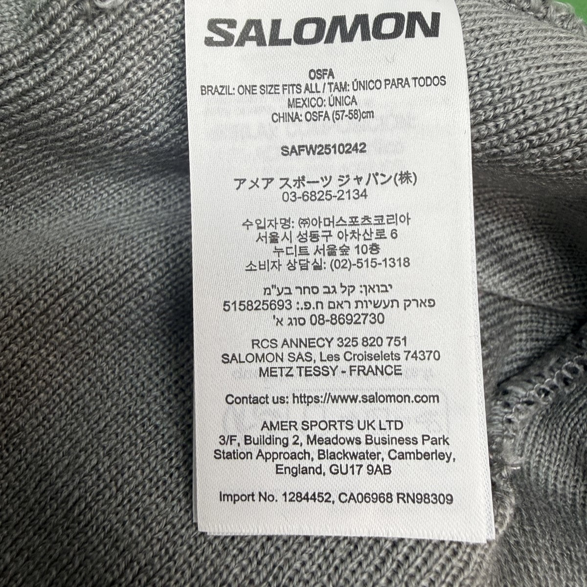 SALOMON×SLAM JAM 25AW/SALOMON BEANIE SLAM JAM抽選販売 コラボビーニーニットキャップ希少モデル 古着・中古-7枚目のアイテム画像