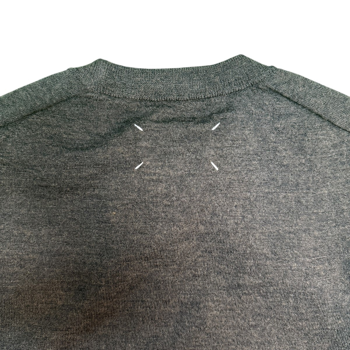 Maison Margiela 25AW/ELBOW PATCH WOOL SWEATER／エルボーパッチ ウールニット/S50HL0041-M13098 古着・中古-4枚目のアイテム画像