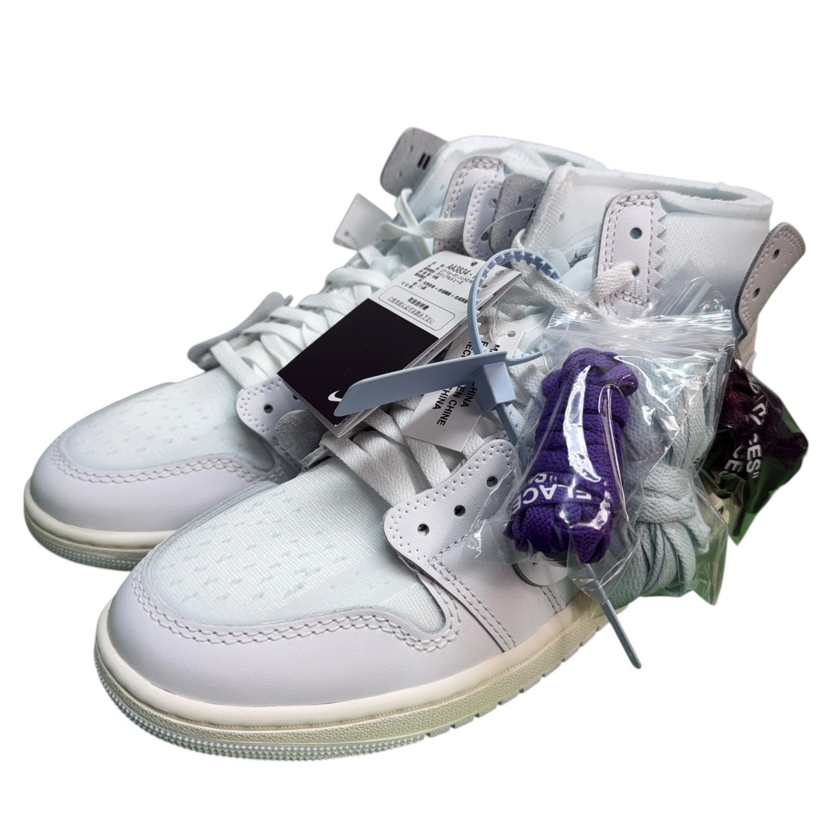 Virgil Abloh Archive (V．A．A)×NIKE 26SS/Nike Air Jordan 1 Retro High OG／アラスカ／エアジョーダン 1 ハイ OG スニーカー/AA3834-100 古着・中古-1枚目のアイテム画像