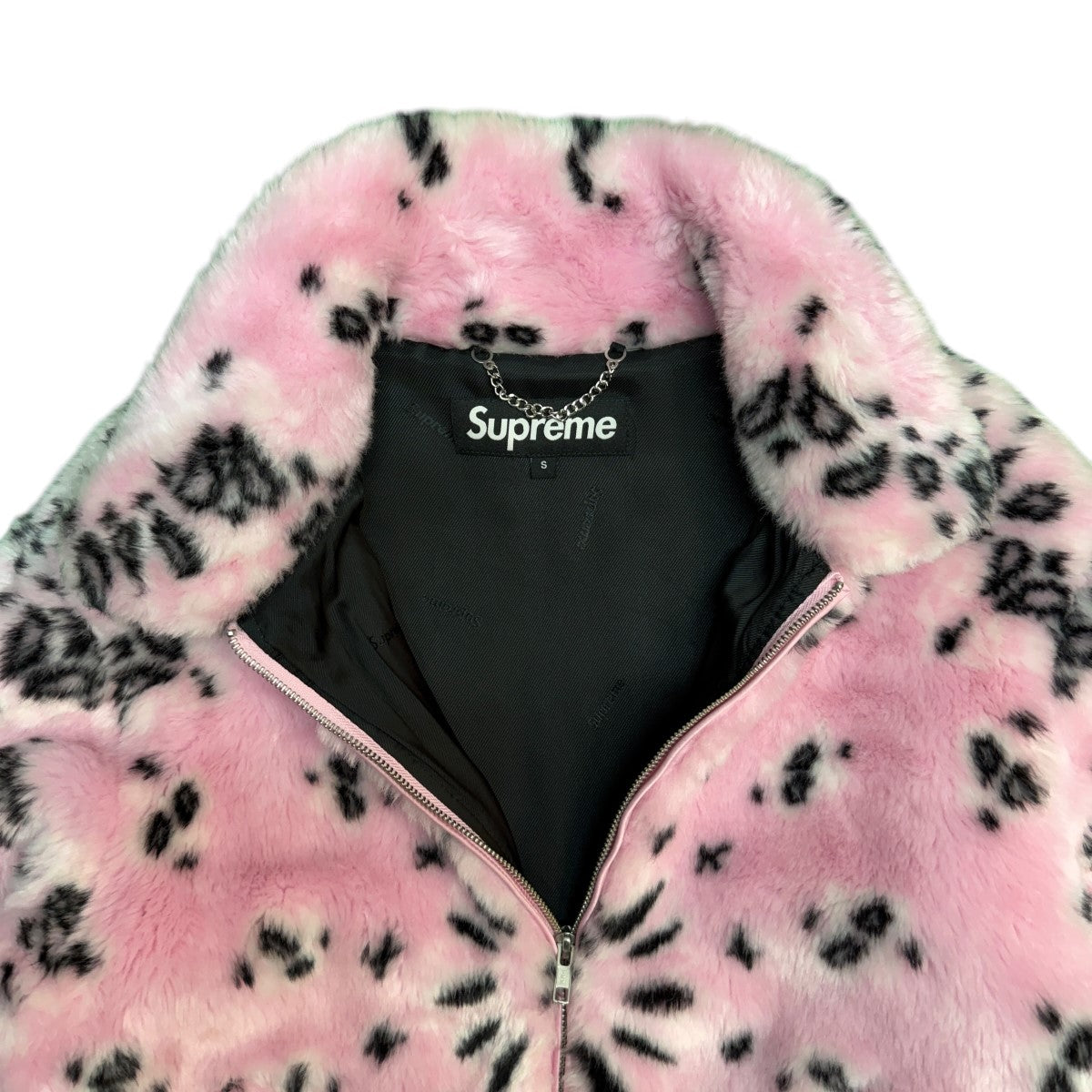 21SS/Bandana Faux Fur Bomber Jacket／バンダナフェイクファーボンバージャケット