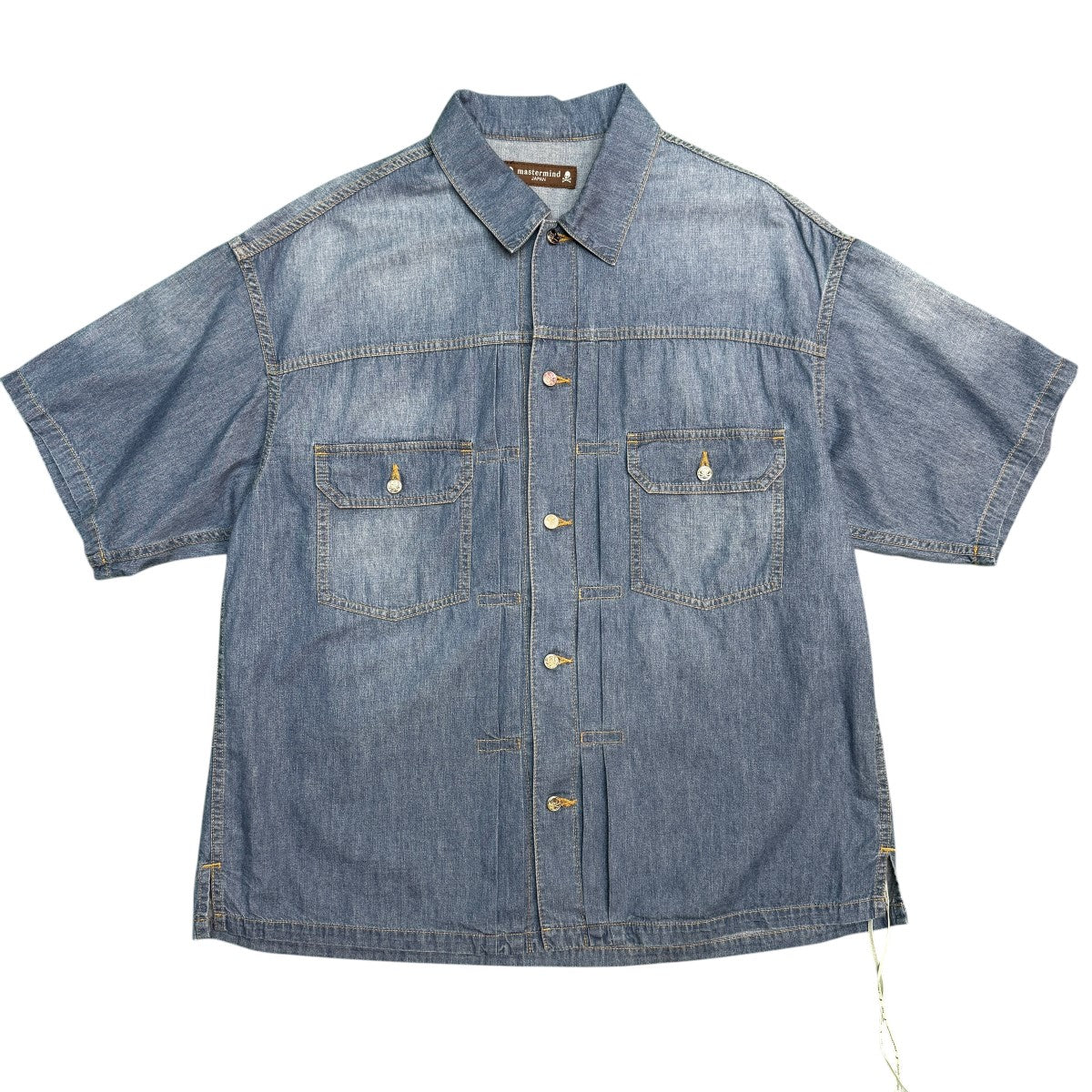 26SS/MJ SS DENIM SHIRT／ショートスリーブデニムシャツ/MJ26EE1-SH016