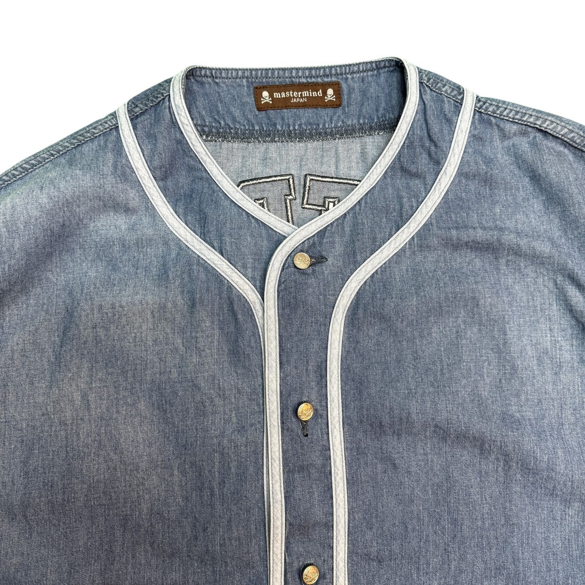 26SS/MJ BASEBALL DENIM SHIRT／ベースボールデニムシャツ/MJ26EE1-SH018