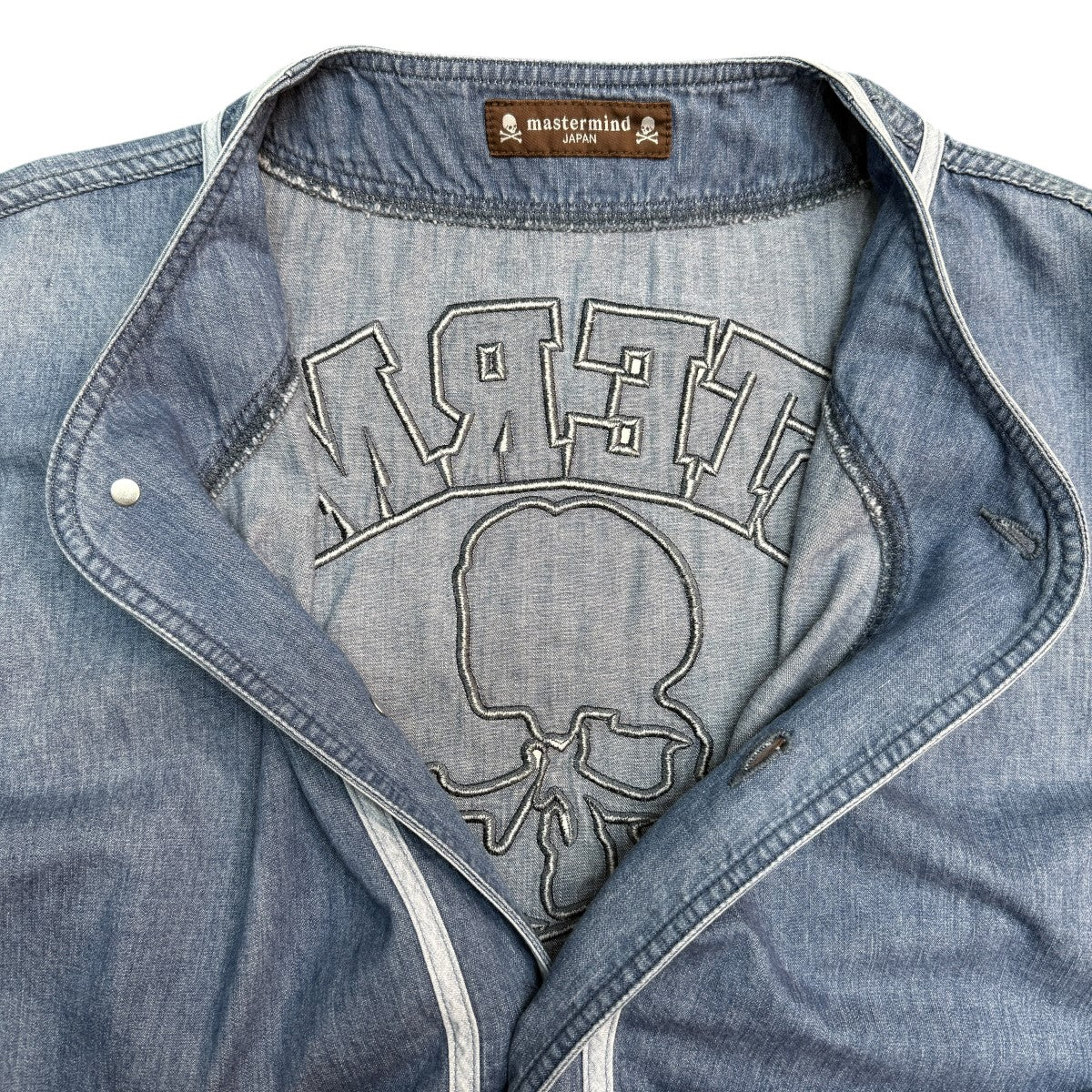 26SS/MJ BASEBALL DENIM SHIRT／ベースボールデニムシャツ/MJ26EE1-SH018