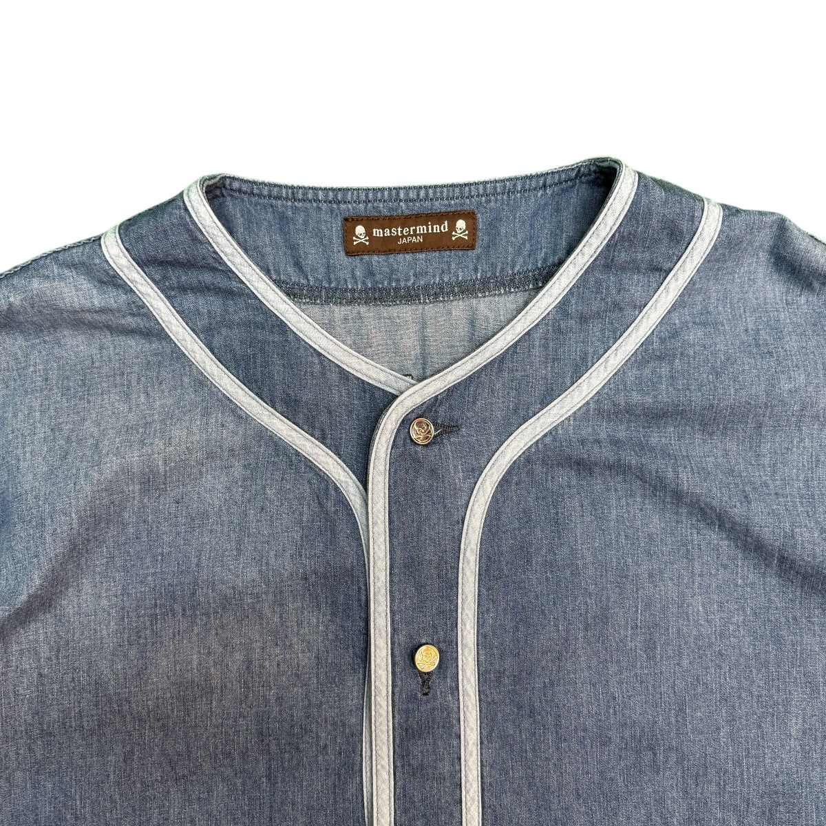 26SS/MJ BASEBALL DENIM SHIRT／ベースボールデニムシャツ/MJ26EE1-SH018