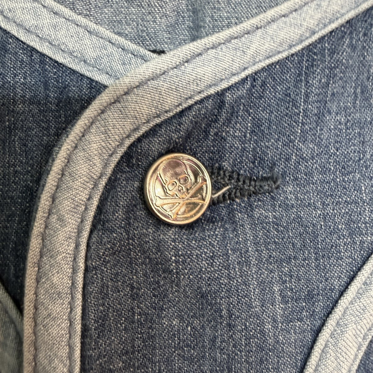 26SS/MJ BASEBALL DENIM SHIRT／ベースボールデニムシャツ/MJ26EE1-SH018