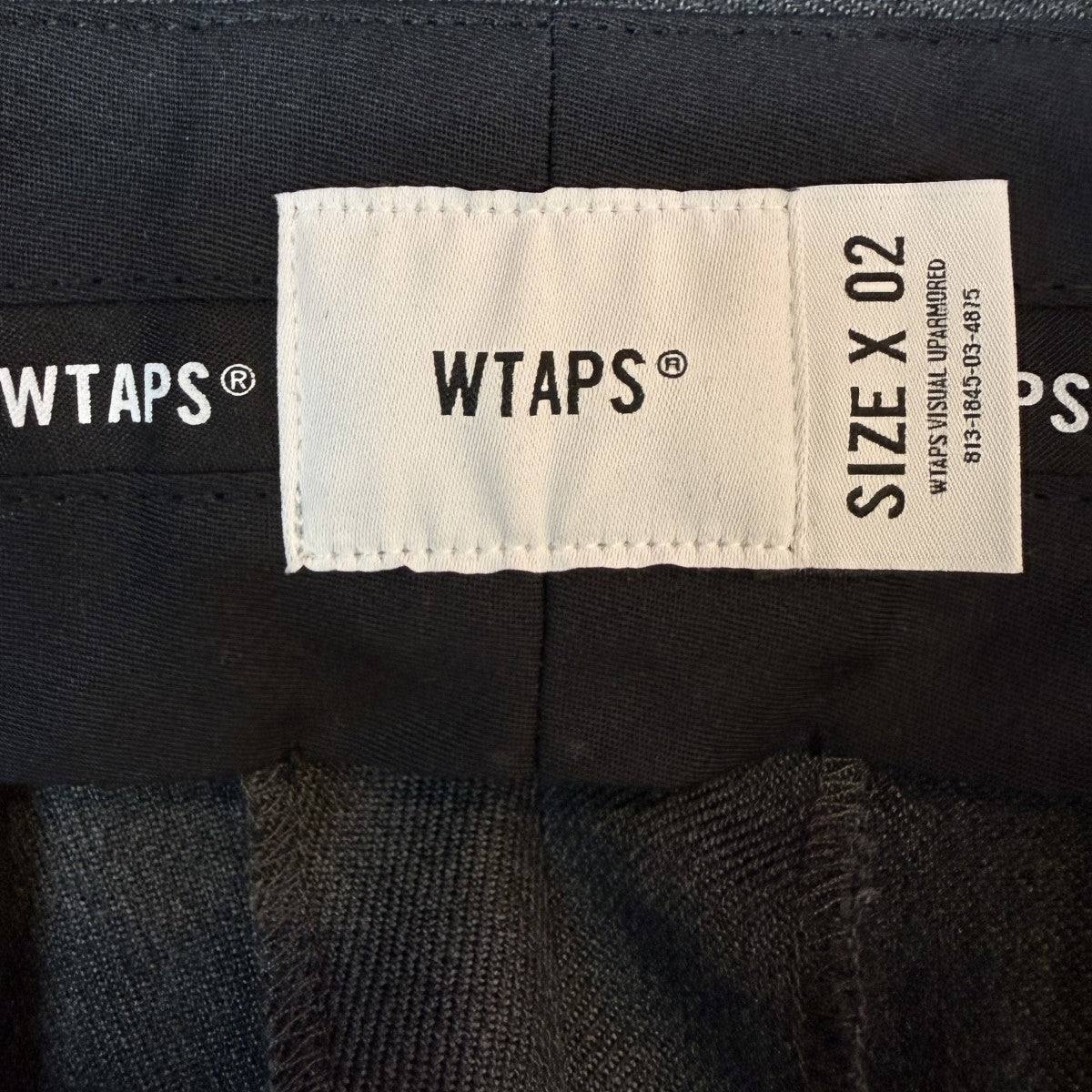 26SS/TRDT1801 ／ TROUSERS ／ WOPL． SERGE／ウールサージ2タックトラウザーズパンツ/261TQDT-PTM03