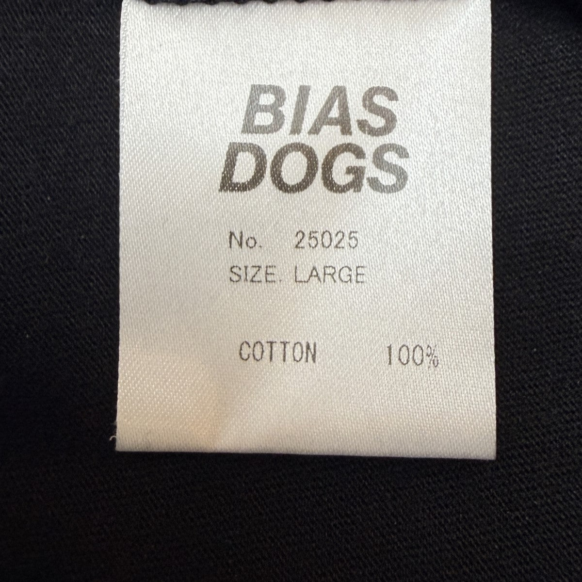 BIAS DOGS 25SS/Contact TEE／コンタクトTシャツ/25025 古着・中古-6枚目のアイテム画像