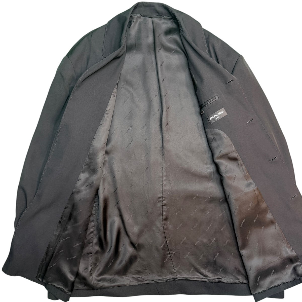 BALENCIAGA 22SS/UNIFITオーバーサイズサファリジャケット／オーバーサイズサファリジャケット680945 TJ025 古着・中古-2枚目のアイテム画像