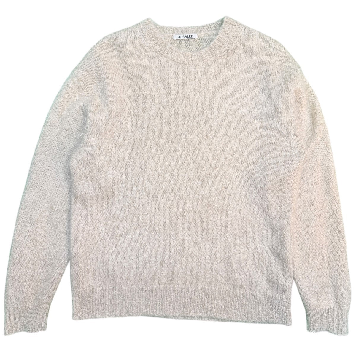 AURALEE 23AW/BRUSHED SUPER KID MOHAIR KNIT P／O／スーパーキッドモヘヤニットA23AP02KM 古着・中古-1枚目のアイテム画像