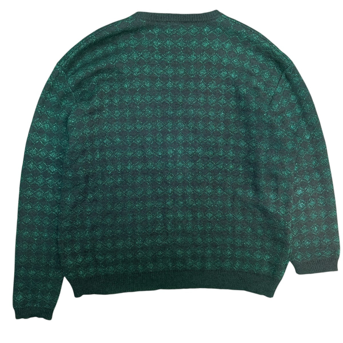 19SS/CUTOUT HOLE SWEATER／アシメントリースリーブニット
