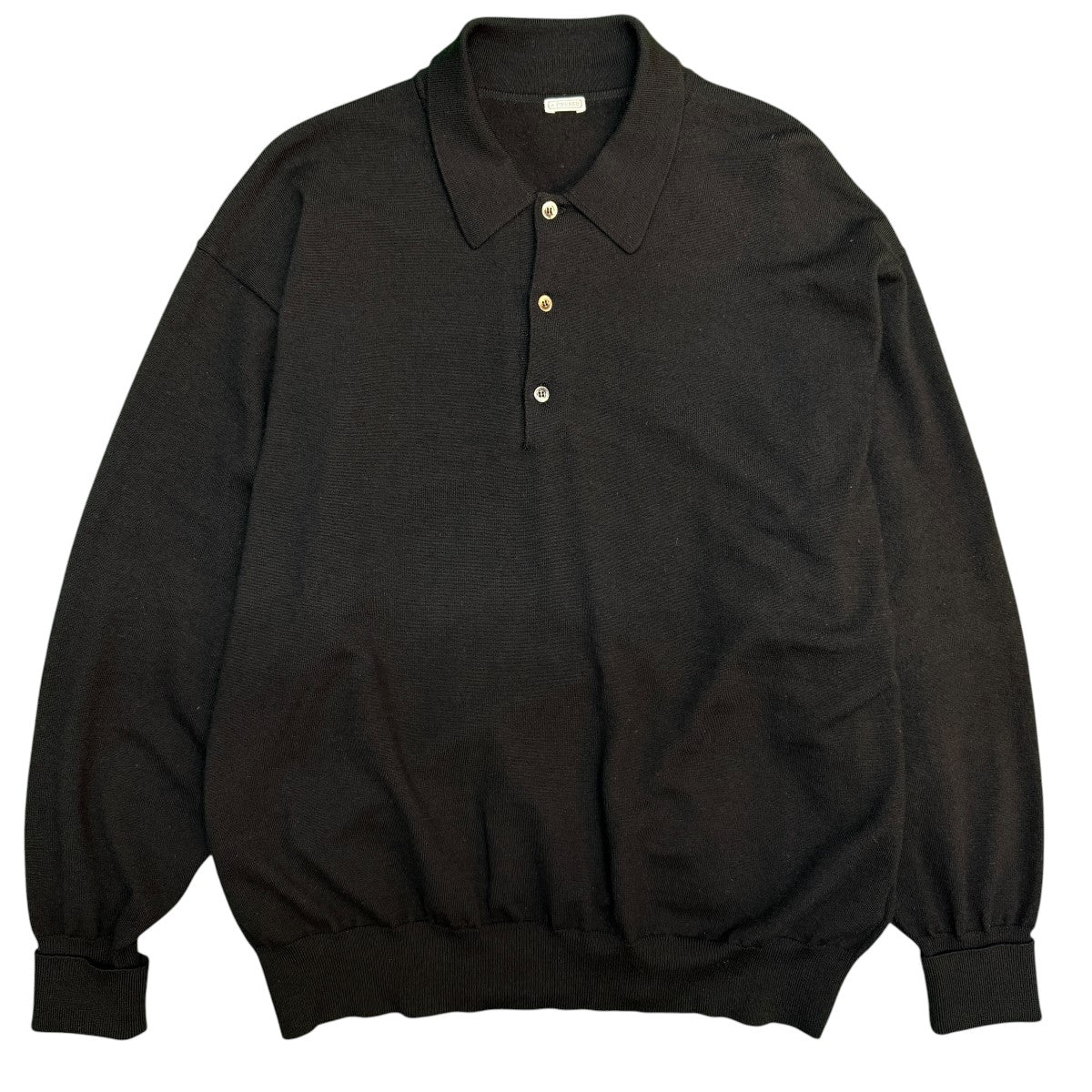 25AW/Wool Knit L／S Polo Shirts／ウールニットポロシャツ25AAP-03-08