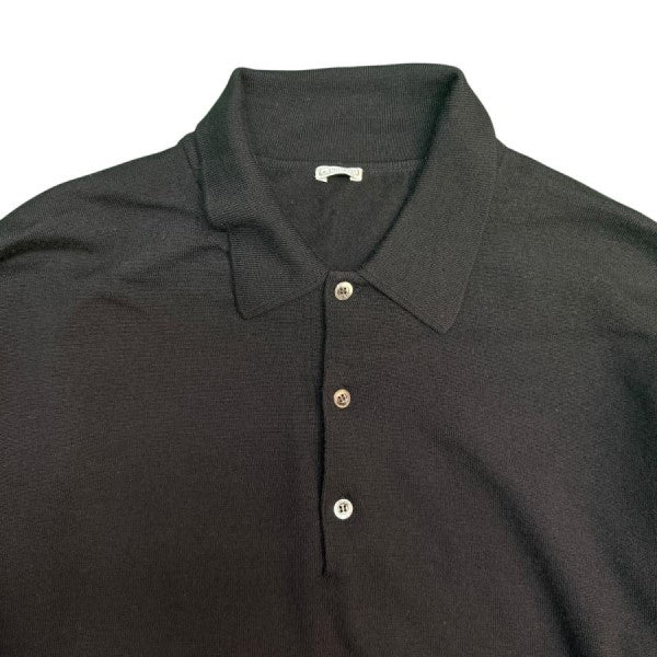 25AW/Wool Knit L／S Polo Shirts／ウールニットポロシャツ25AAP-03-08