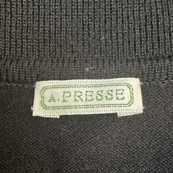 25AW/Wool Knit L／S Polo Shirts／ウールニットポロシャツ25AAP-03-08