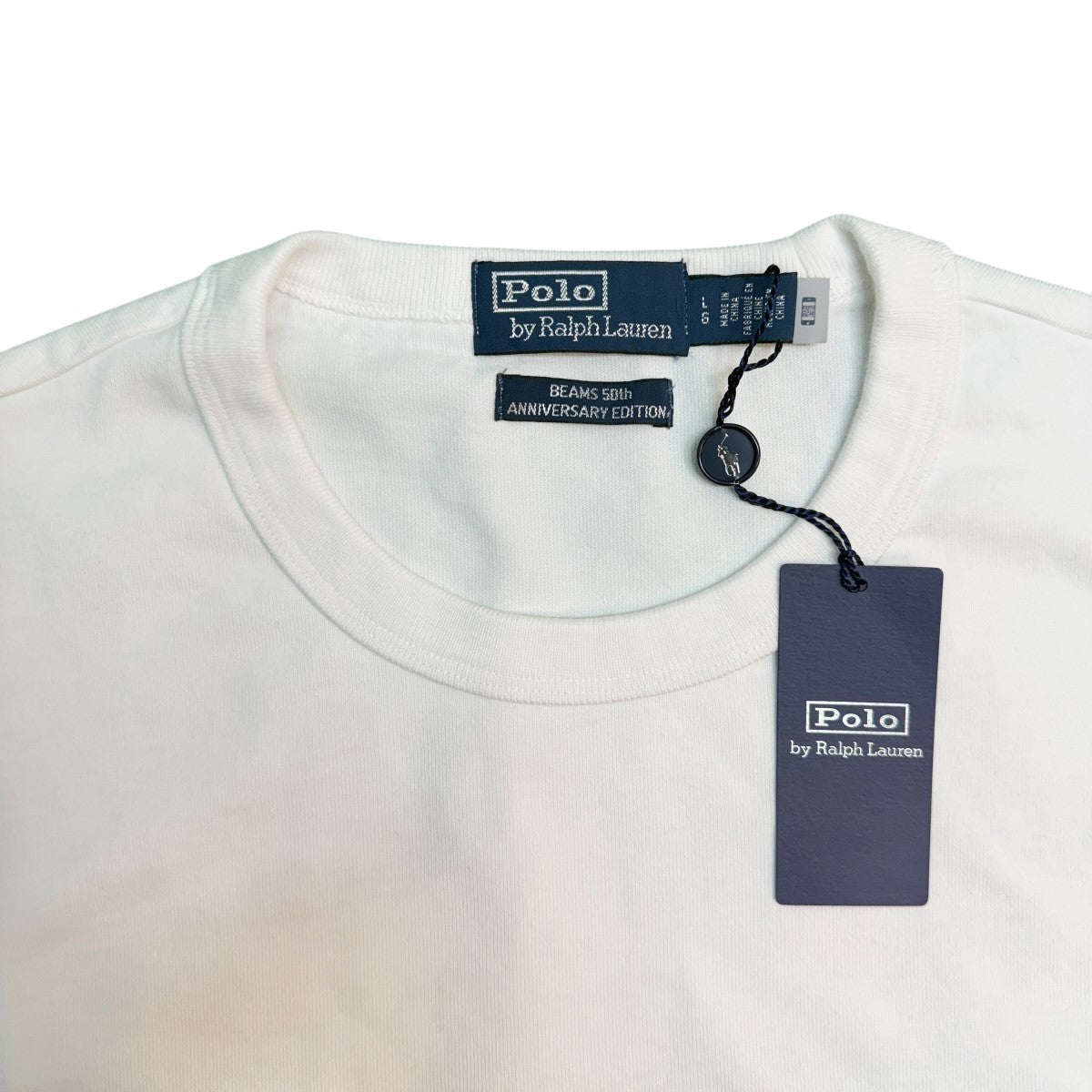 POLO RALPH LAUREN×BEAMS 26SS/50周年 【別注】HEAVY WEIGHT TEE／ヘビーウェイトTシャツ13-04-1157-770 古着・中古-3枚目のアイテム画像