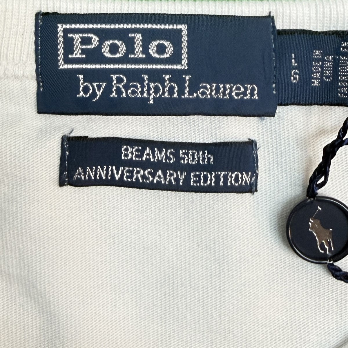 POLO RALPH LAUREN×BEAMS 26SS/50周年 【別注】HEAVY WEIGHT TEE／ヘビーウェイトTシャツ13-04-1157-770 古着・中古-5枚目のアイテム画像