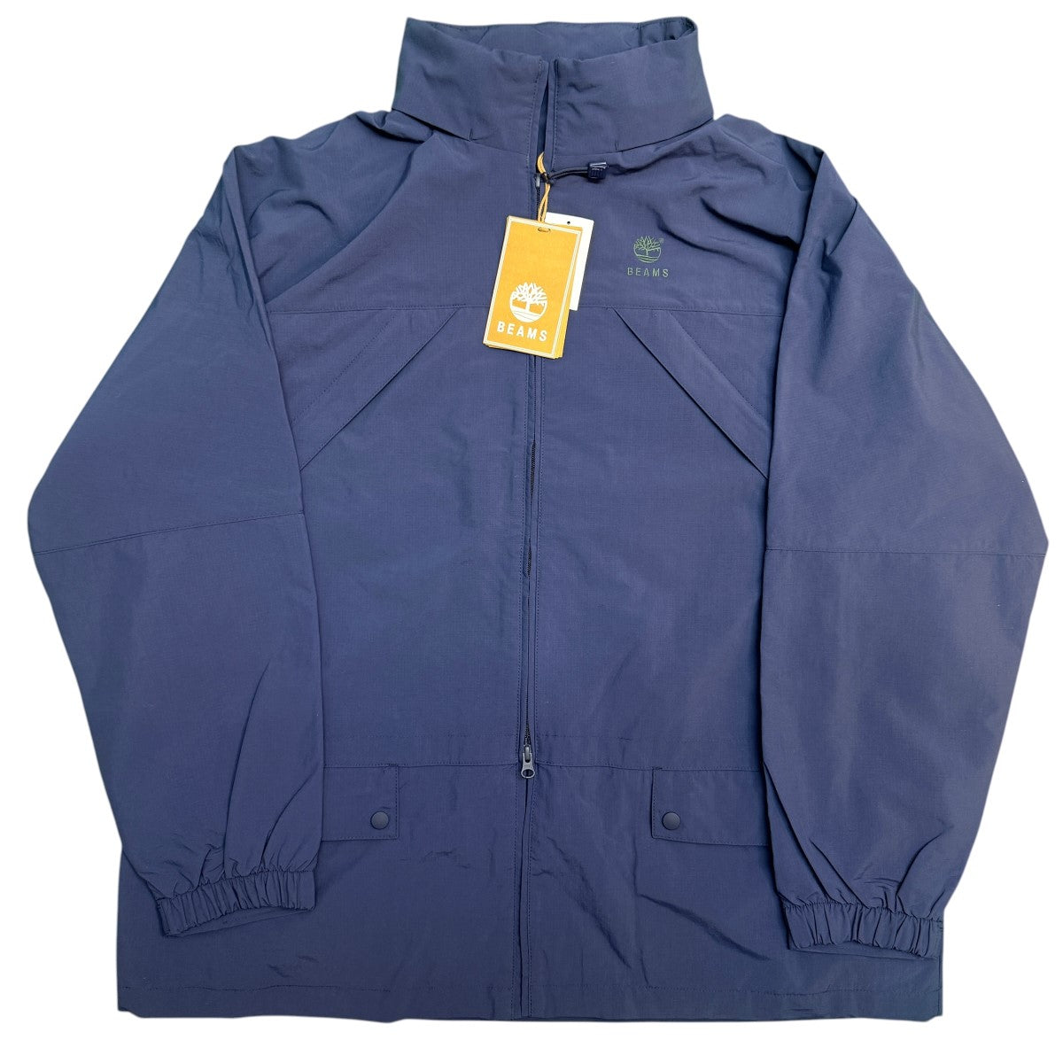 BEAMS×Timberland 26SS/50周年別注Nylon JacketPEACOAT／コラボナイロンジャケット 品タグ無し11-18-6845-106 古着・中古-1枚目のアイテム画像