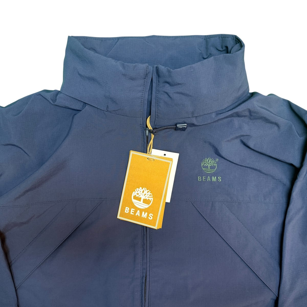 BEAMS×Timberland 26SS/50周年別注Nylon JacketPEACOAT／コラボナイロンジャケット 品タグ無し11-18-6845-106 古着・中古-7枚目のアイテム画像
