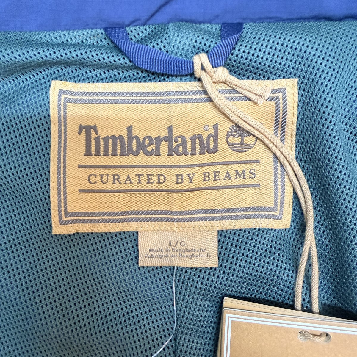 BEAMS×Timberland 26SS/50周年別注Nylon JacketPEACOAT／コラボナイロンジャケット 品タグ無し11-18-6845-106 古着・中古-9枚目のアイテム画像