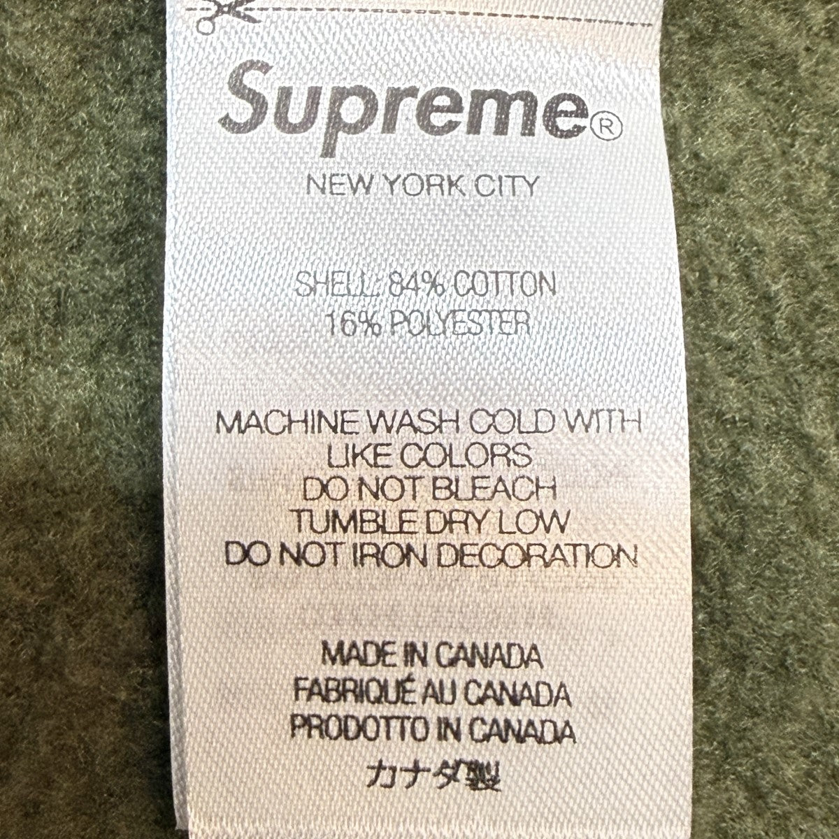 25SS/Small Box Hooded Sweatshirt／スモールボックスロゴスウェットパーカー/カナダ製