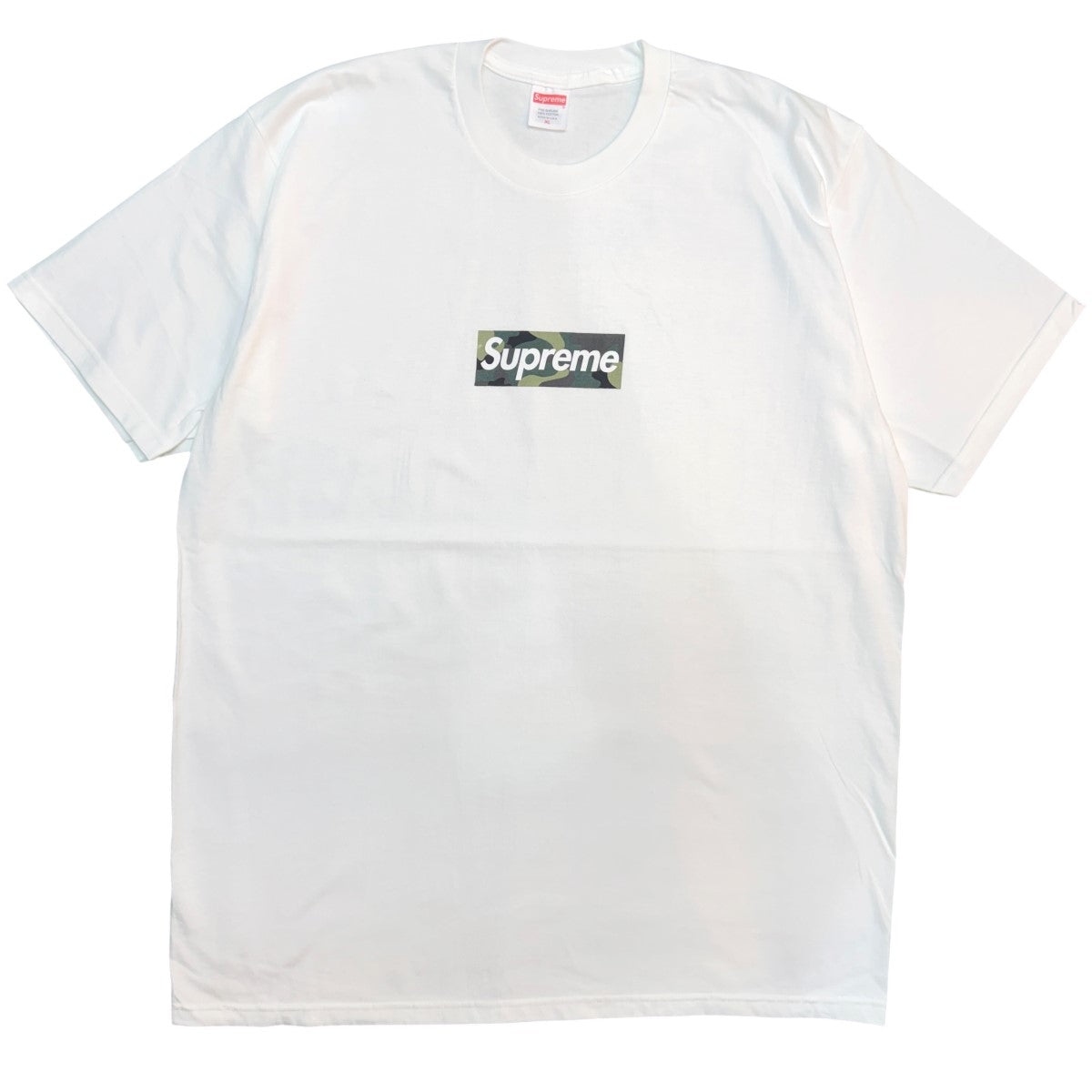 Supreme 23AW/Box Logo Tee／カモフラボックスロゴTシャツ/USA製 古着・中古-1枚目のアイテム画像