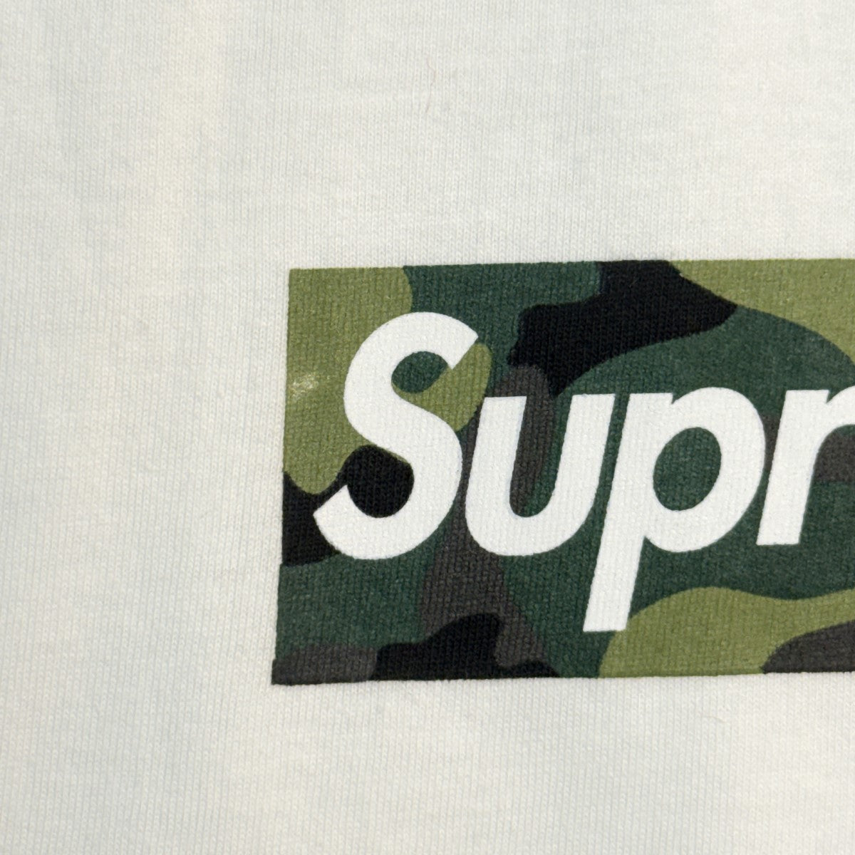 Supreme 23AW/Box Logo Tee／カモフラボックスロゴTシャツ/USA製 古着・中古-2枚目のアイテム画像