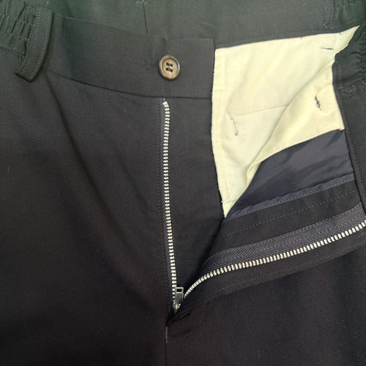 COMME des GARCONS HOMME DEUX 19SS/ウール ワイド テーパードパンツ／テーパードスラックスパンツDC-P029 古着・中古-5枚目のアイテム画像