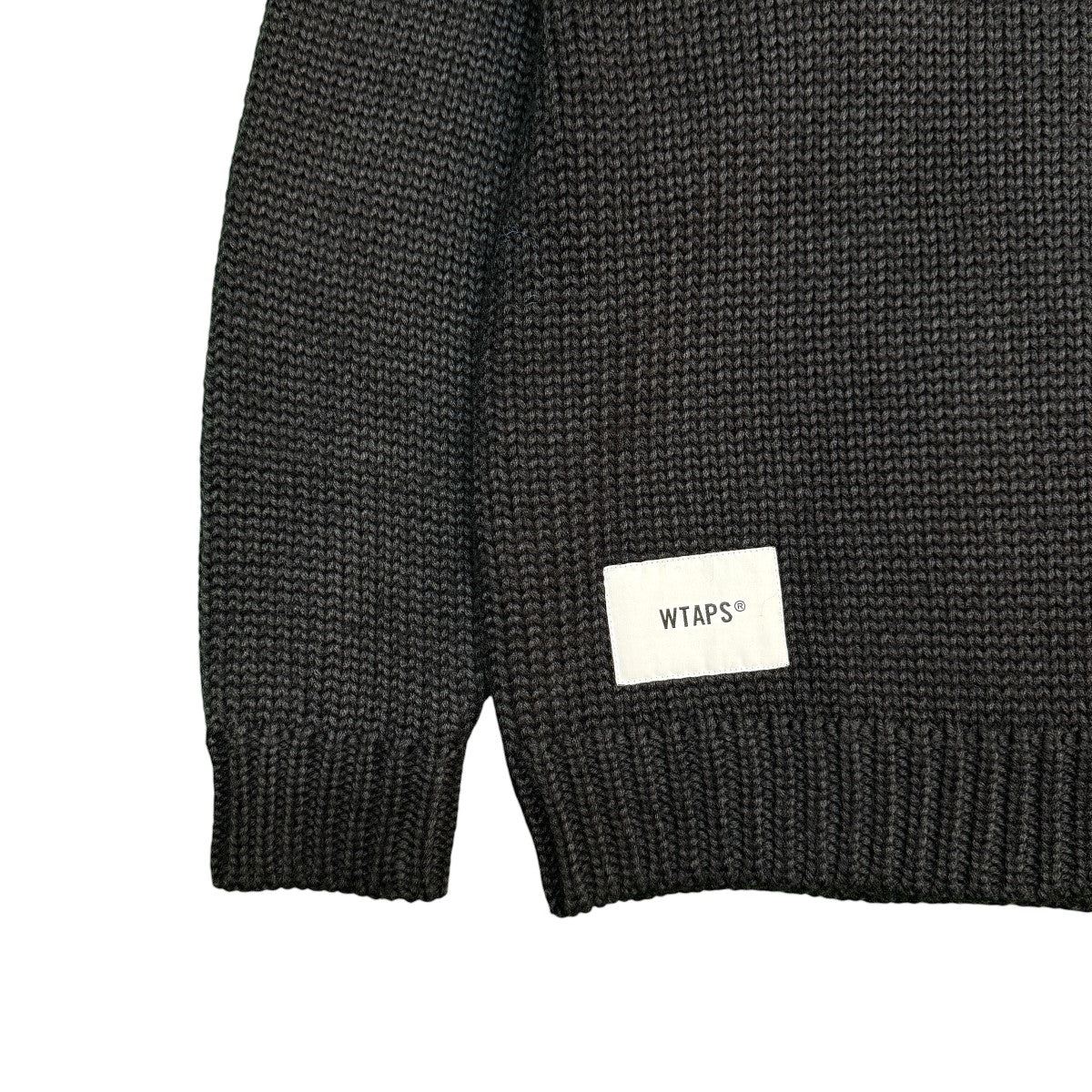 WTAPS 25AW/CREW NECK CRE ／ SWEATER ／ POLY／ローゲージクルーネックニット/252MADT-KNM03 古着・中古-5枚目のアイテム画像