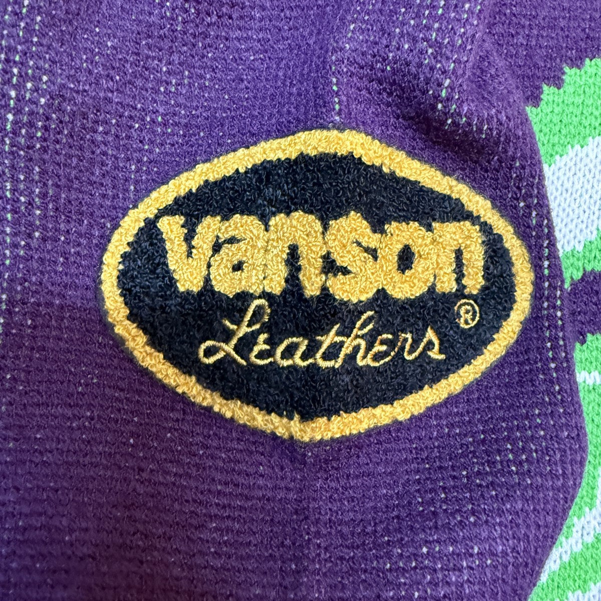 極希少Supreme vanson leathers sweater セーター紫 Supreme(シュプリーム) 22SS/Vanson Leathers Sweater／バンソン