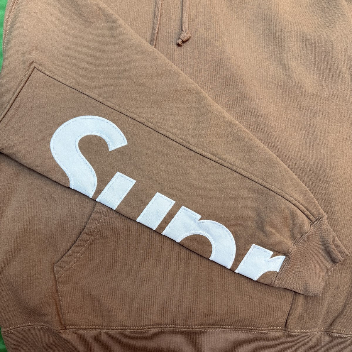 Supreme 22SS/Cropped Panels Hooded Sweatshirt／クロップパネルスウェットパーカー/中国製 古着・中古-2枚目のアイテム画像