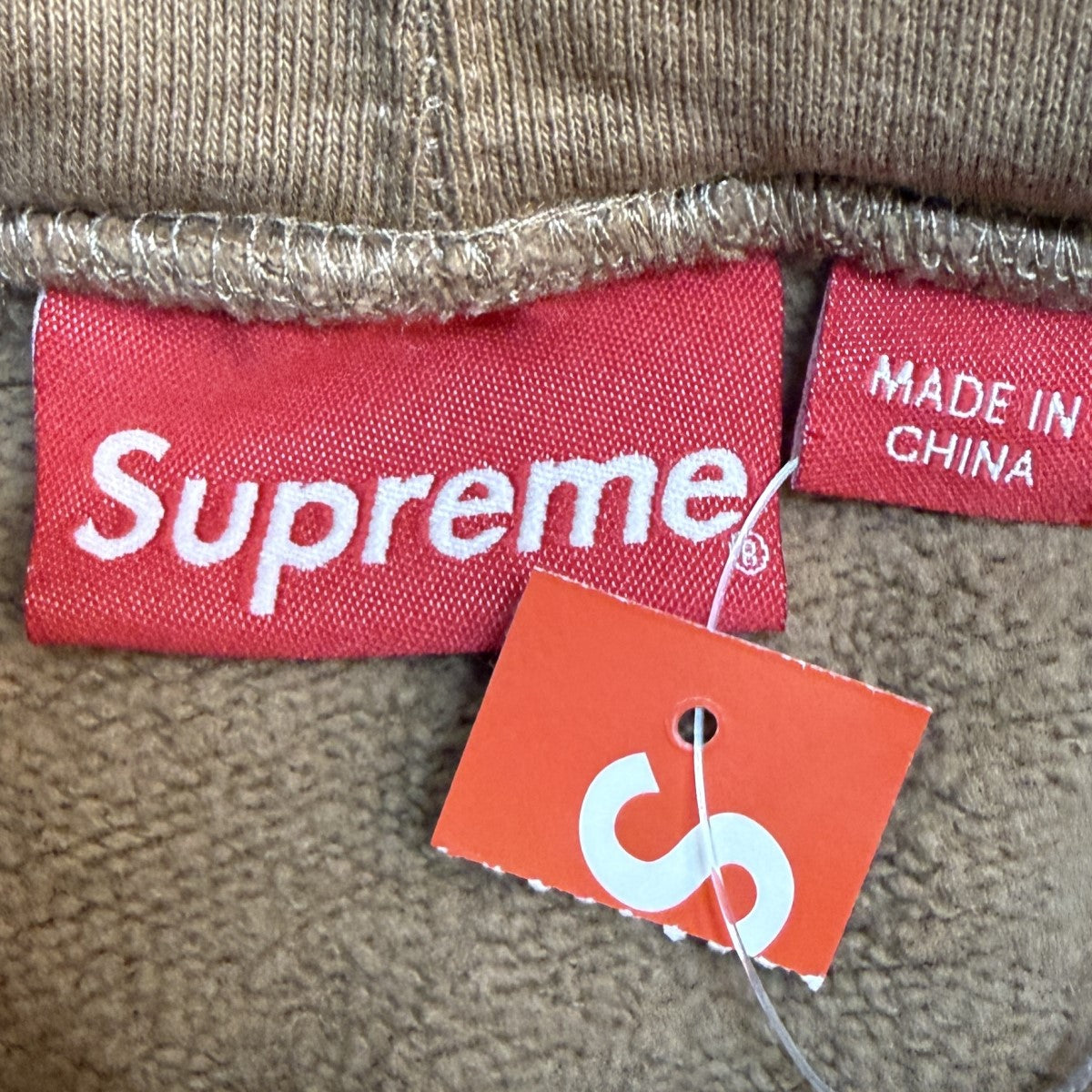 Supreme 22SS/Cropped Panels Hooded Sweatshirt／クロップパネルスウェットパーカー/中国製 古着・中古-5枚目のアイテム画像