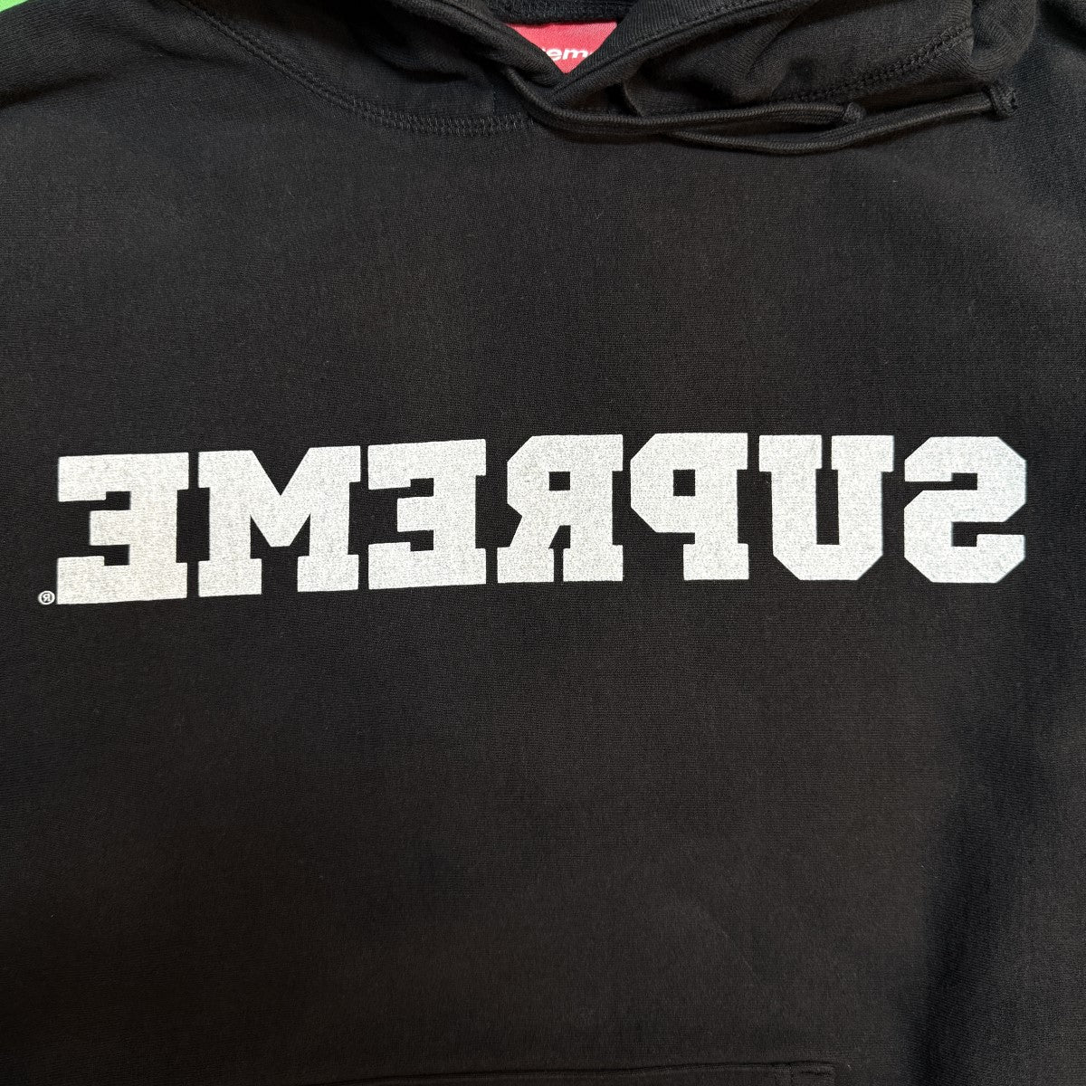 Supreme 25SS/Reverse Hooded Sweatshirt／リバーススウェットパーカー/ポルトガル製 古着・中古-3枚目のアイテム画像