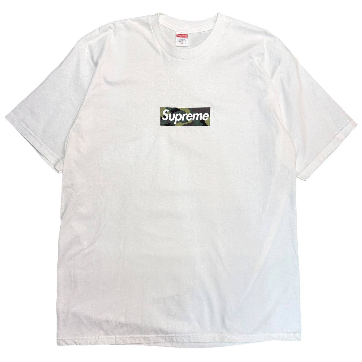 Supreme 23AW/Box Logo Tee／カモフラボックスロゴTシャツUSA製 古着・中古-1枚目のアイテム画像