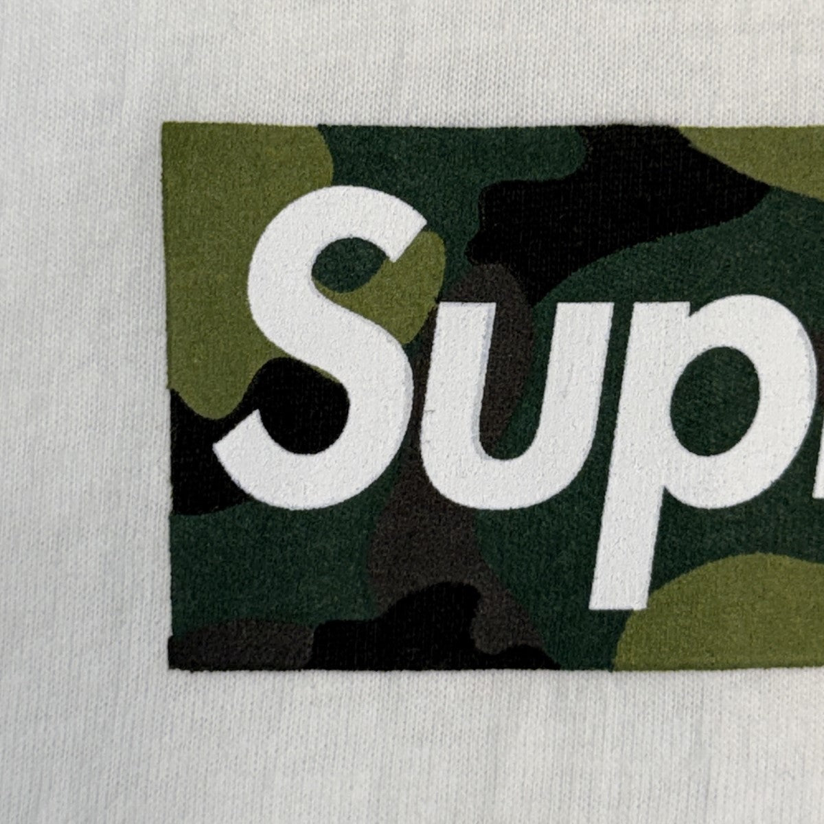 Supreme 23AW/Box Logo Tee／カモフラボックスロゴTシャツUSA製 古着・中古-2枚目のアイテム画像