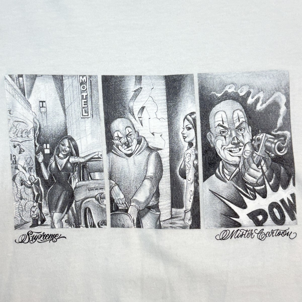 Supreme 24AW/Mister Cartoon Pow Tee／ミスター・カートゥーン POW Tシャツ 古着・中古-2枚目のアイテム画像