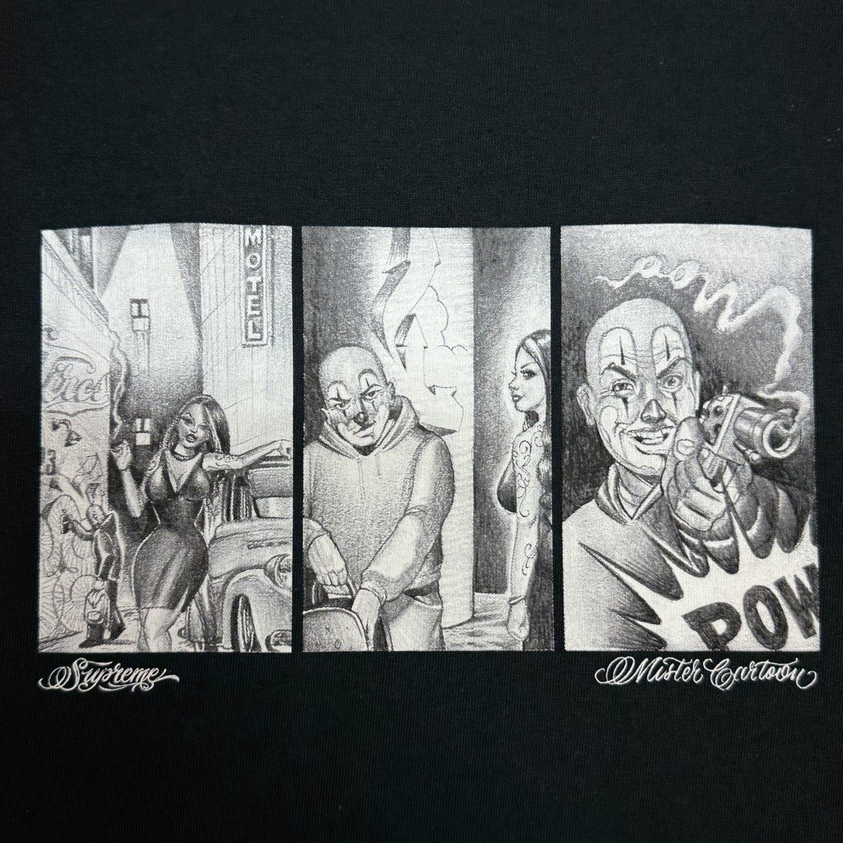 Supreme 24AW/Mister Cartoon Pow Tee／ミスター・カートゥーン POW Tシャツ 古着・中古-2枚目のアイテム画像