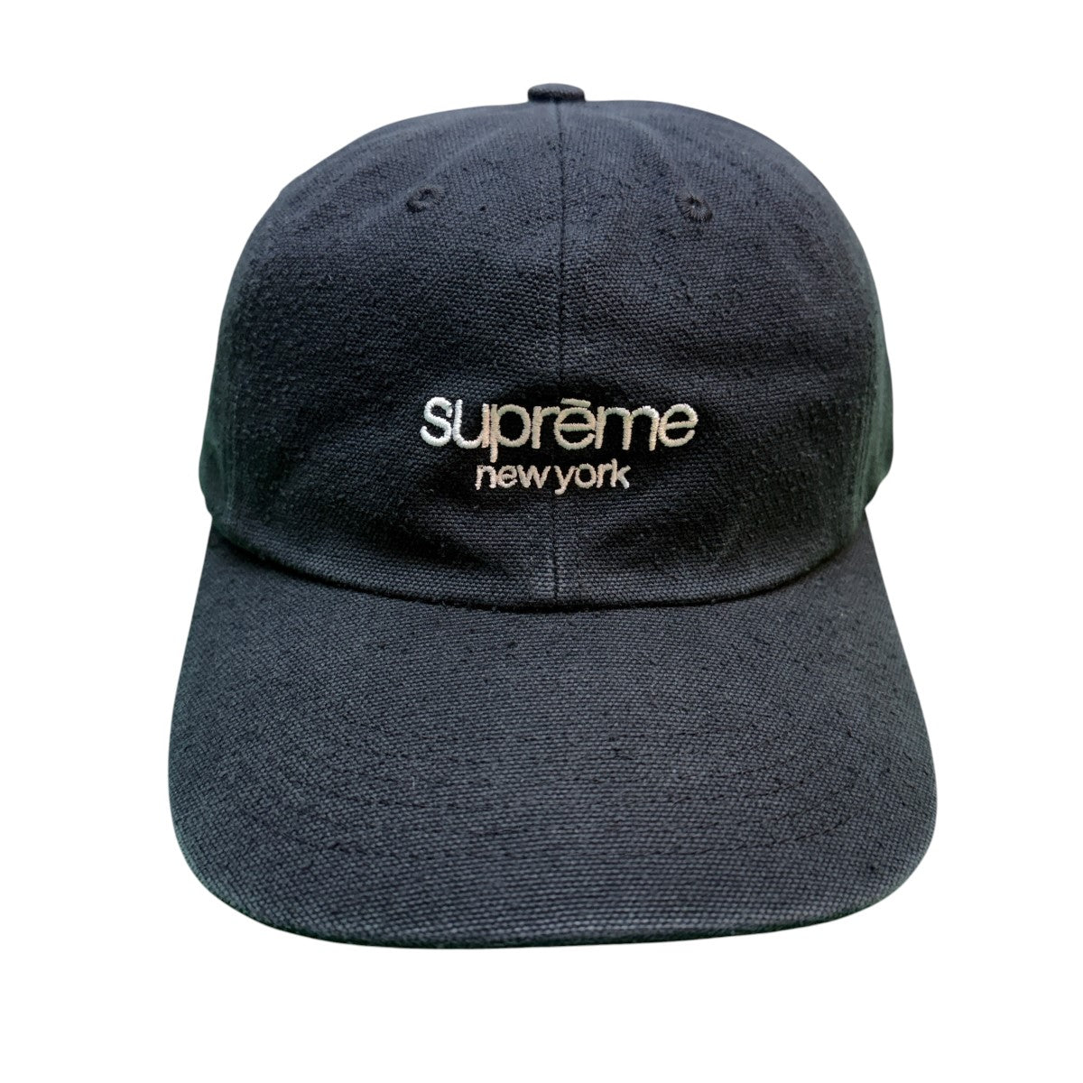 Supreme 23SS/Classic Logo 6-Panel／クラシックロゴ6パネルキャップウォッシュド加工 古着・中古-2枚目のアイテム画像