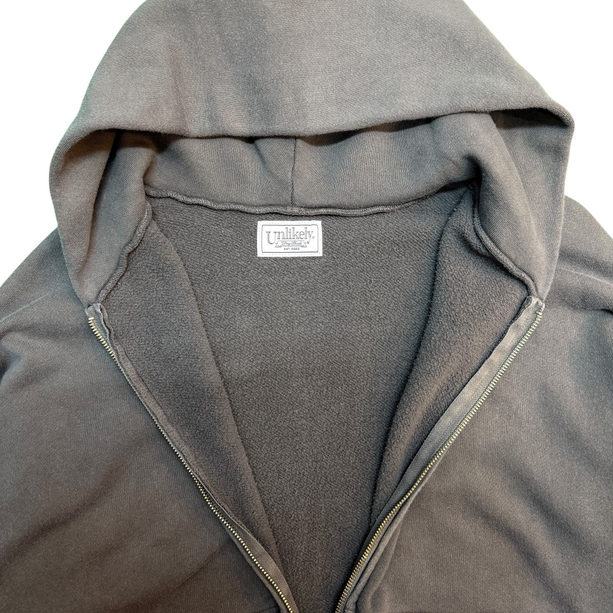 Unlikely 26SS/RAGLAN ZIP HOODIE／ラグランジップアップパーカー/U26S-13-0004 古着・中古-4枚目のアイテム画像