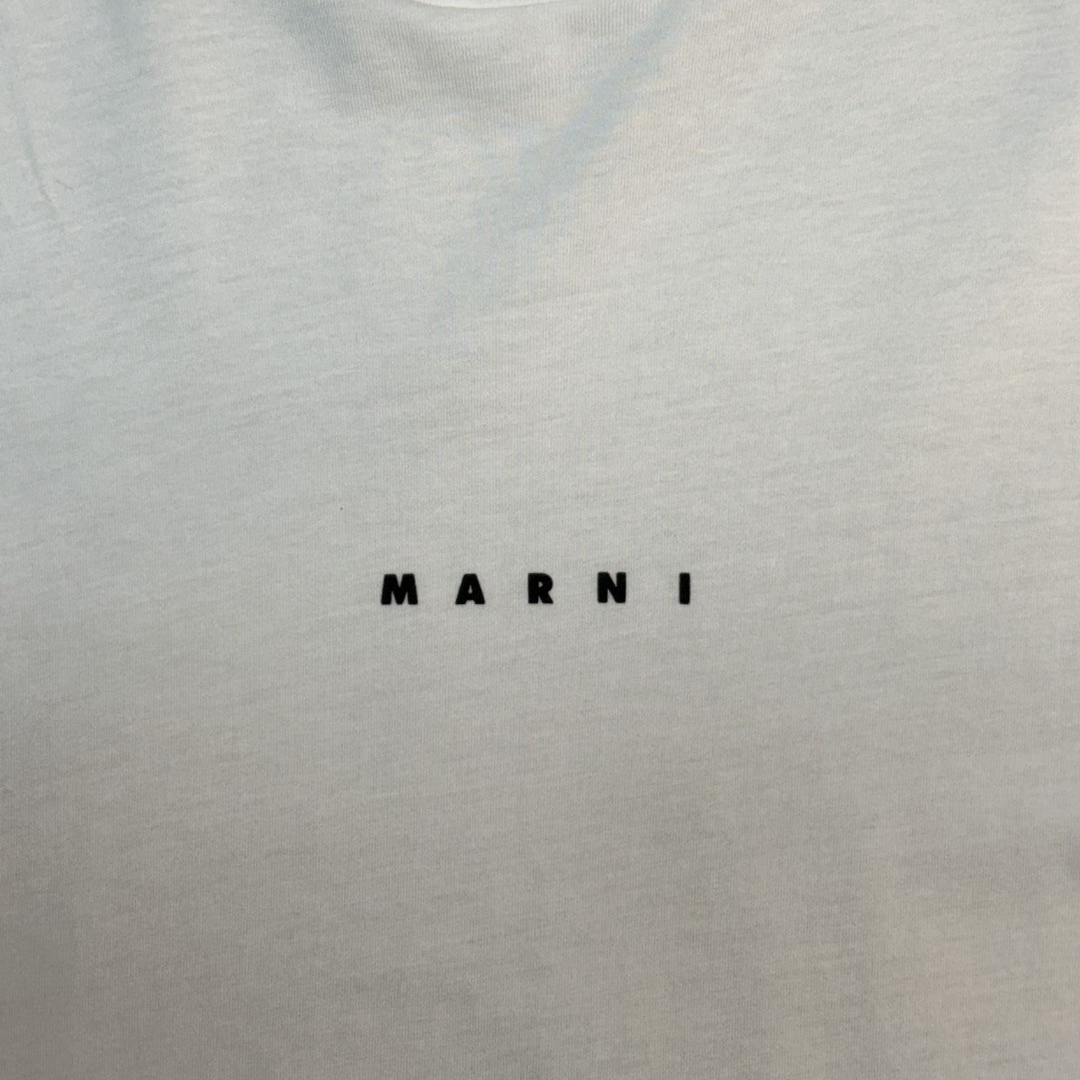 MARNI コットンクルーネックS／Sロゴカットソー／ミニロゴTシャツ/HUMU0223P1 USCS87 古着・中古-2枚目のアイテム画像
