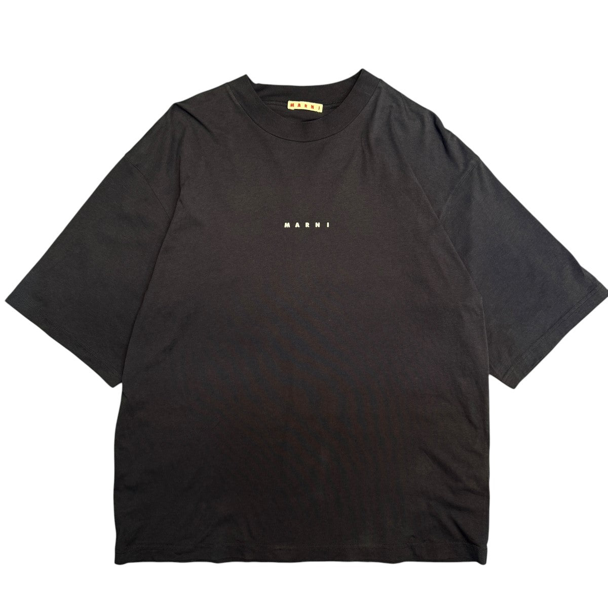 MARNI コットンクルーネックS／Sロゴカットソー／ミニロゴTシャツ/HUMU0223P1 USCS87 古着・中古-1枚目のアイテム画像