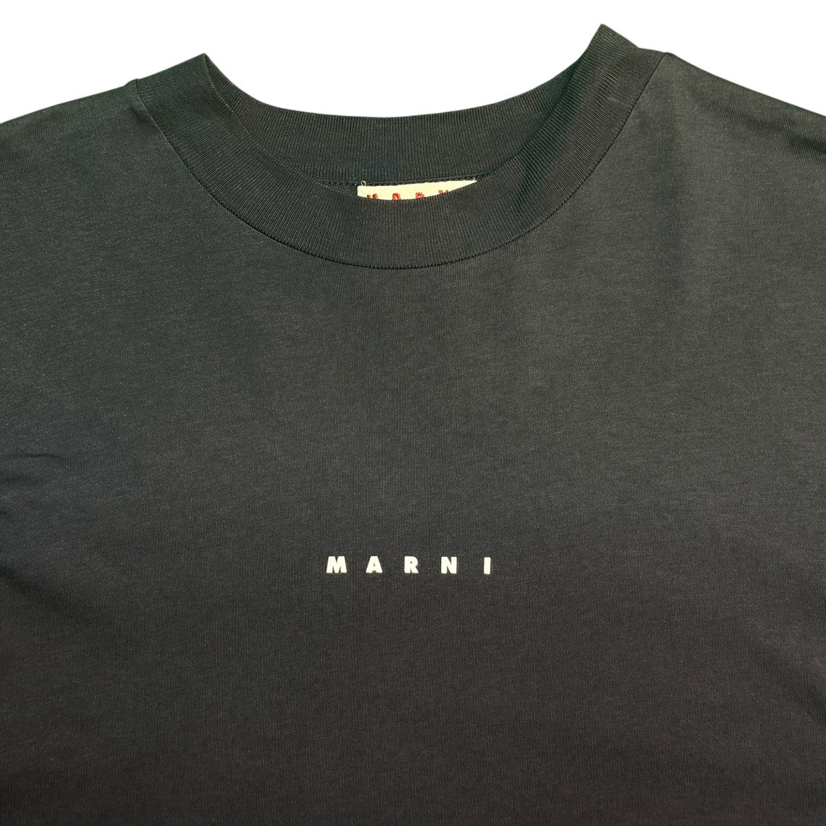 MARNI コットンクルーネックS／Sロゴカットソー／ミニロゴTシャツ/HUMU0223P1 USCS87 古着・中古-2枚目のアイテム画像